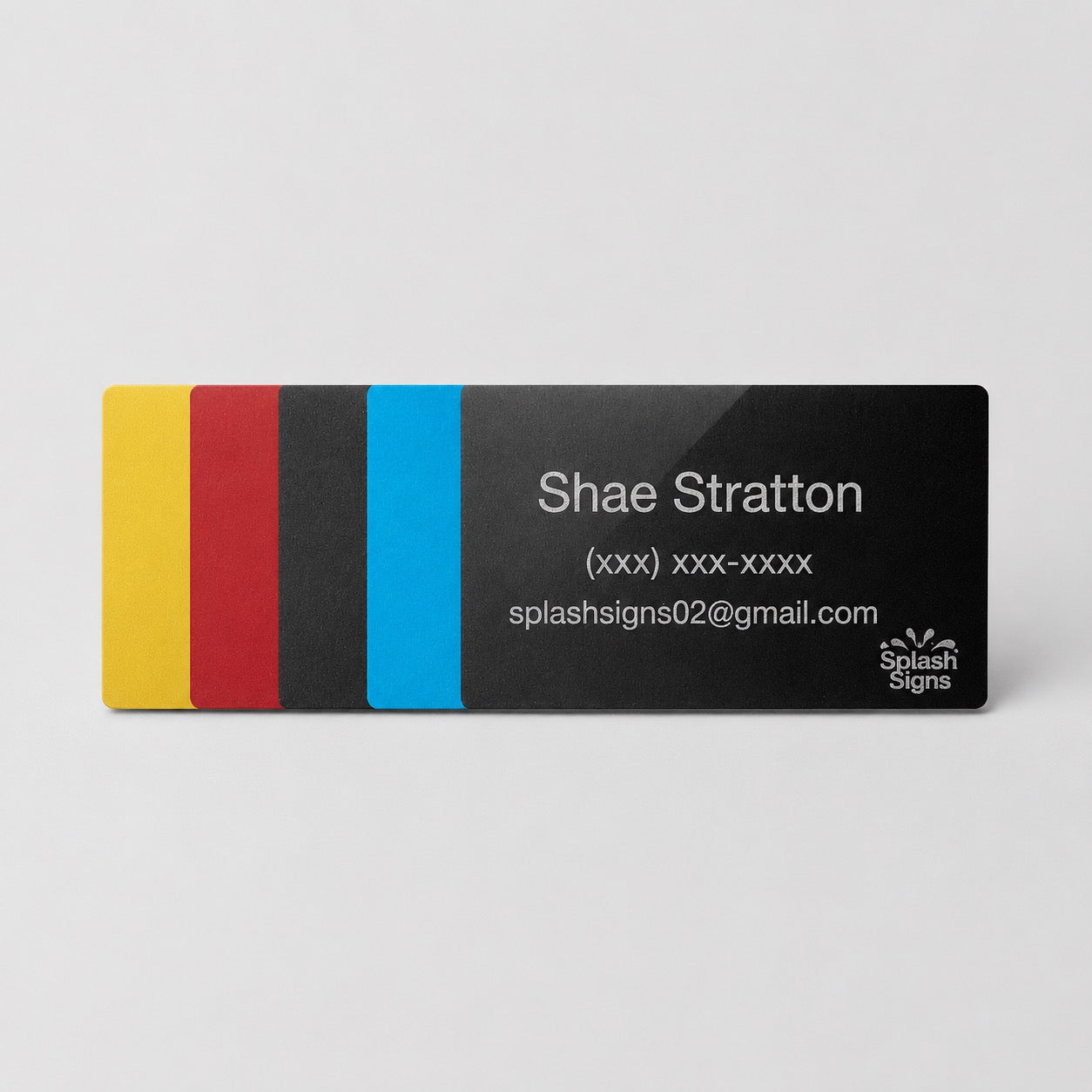 Premium Aluminum Business Cards